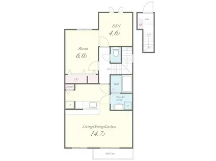 MANJIA CASA(2LDK/2階)の間取り写真