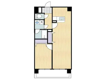 セルシス(1LDK/3階)の間取り写真