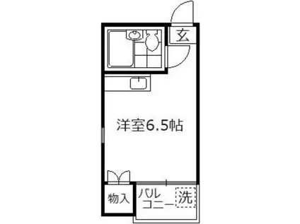 P′S HOUSE(ワンルーム/1階)の間取り写真