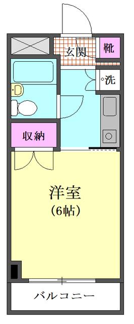 ステージ久が原弐番館(1K/6階)の間取り写真