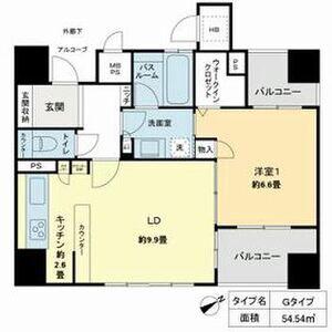 ベレーサ鶴舞公園(1LDK/11階)の間取り写真
