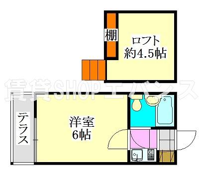 ジュネパレス津田沼第1(1K/1階)の間取り写真