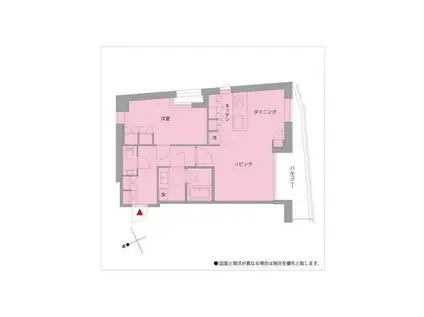 エス・テラス南青山(1LDK/11階)の間取り写真