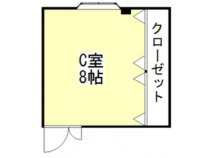 ファイブ南方(1K/2階)の間取り写真