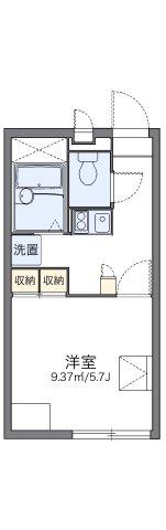 レオパレス葛城(1K/2階)の間取り写真