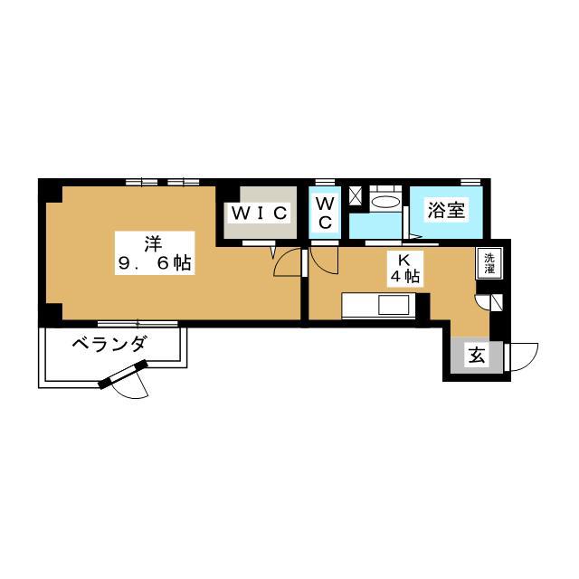 SCENA日暮里(1K/1階)の間取り写真