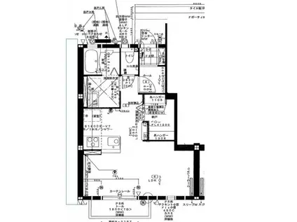 LIEN-C(ワンルーム/1階)の間取り写真