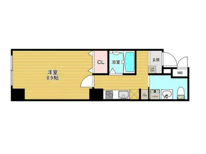 フクダ不動産新大宮マンション(1K/5階)の間取り写真