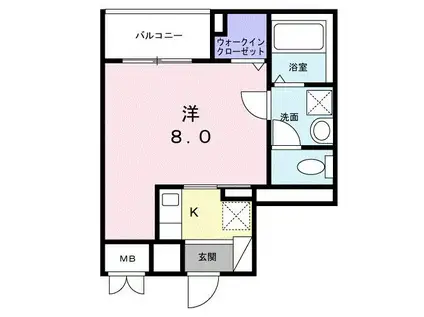 ジョリエメゾン千石(1K/2階)の間取り写真