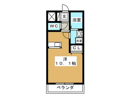 ART HILLS MINAMI URAWAアートヒルズミナミウラワ(ワンルーム/2階)の間取り写真