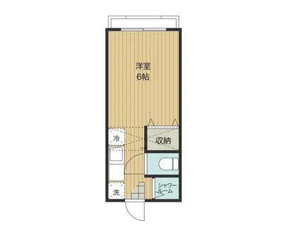 CORDONA(ワンルーム/2階)の間取り写真