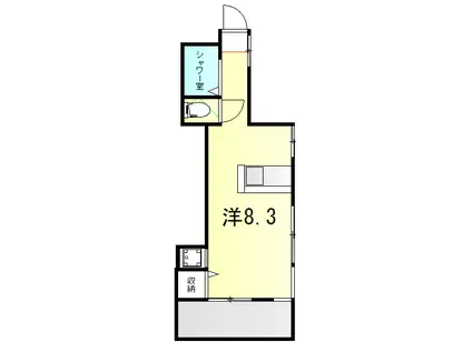 大福第16ビル(ワンルーム/2階)の間取り写真