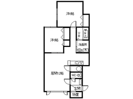 MK LIFE-I(2LDK/2階)の間取り写真