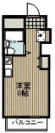 コンフォート長津田(ワンルーム/3階)の間取り写真