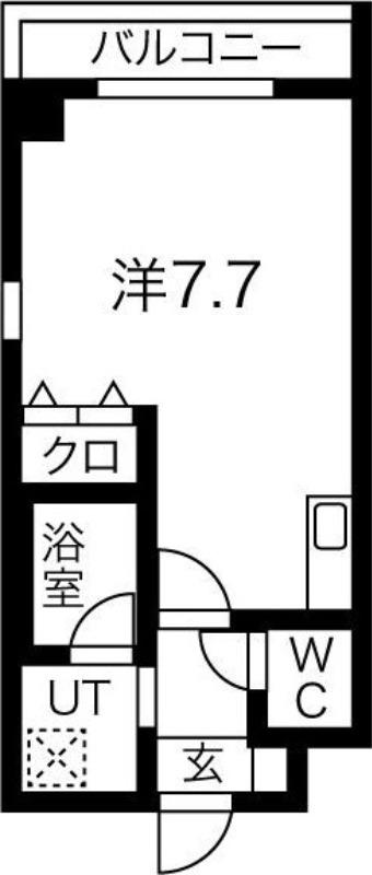 MAISON DE SOREIL(ワンルーム/3階)の間取り写真