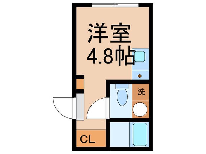 ユアコンフォート水道町(ワンルーム/3階)の間取り写真