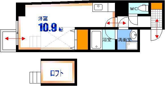 TM住吉町ビル(ワンルーム/7階)の間取り写真