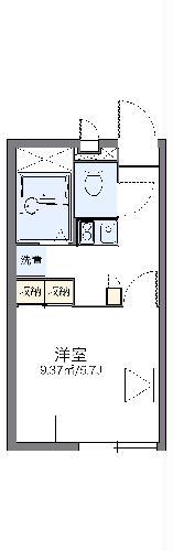 レオパレスそら(1K/2階)の間取り写真