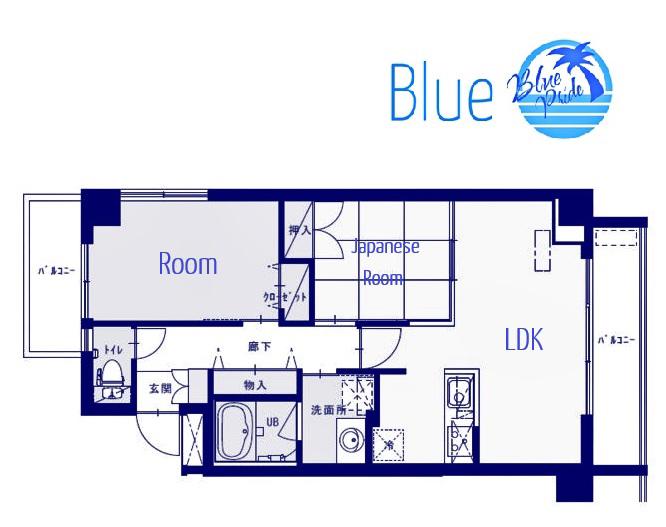 MAISON Y(2LDK/2階)の間取り写真