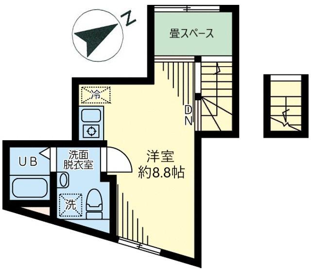 CACCO成増(ワンルーム/2階)の間取り写真