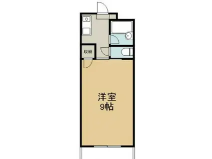 蔵本ハイツ2001(1K/2階)の間取り写真