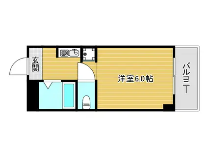 グランディール壹番館(1K/7階)の間取り写真