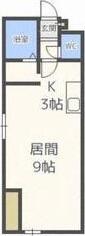 アンシャンテ南4条(1K/4階)の間取り写真