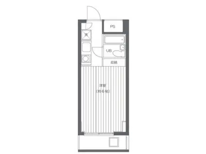 エスケイケイビル(ワンルーム/3階)の間取り写真