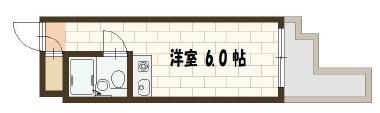 ダイドーメゾン西宮北口X(ワンルーム/3階)の間取り写真