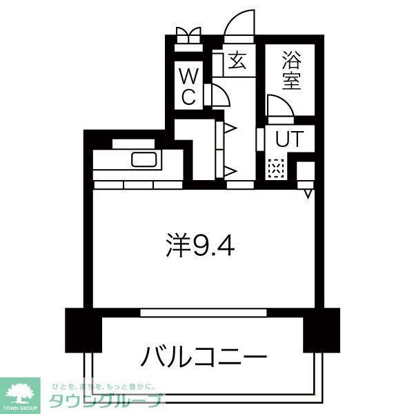 CASTELLO ASSO(1K/5階)の間取り写真