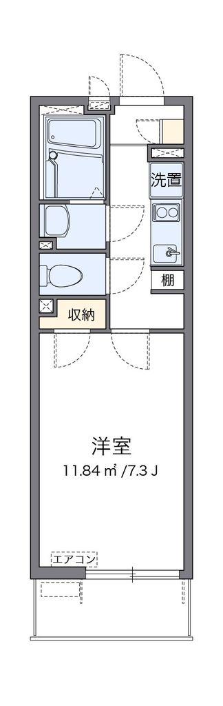 レオネクスト寿(1K/3階)の間取り写真