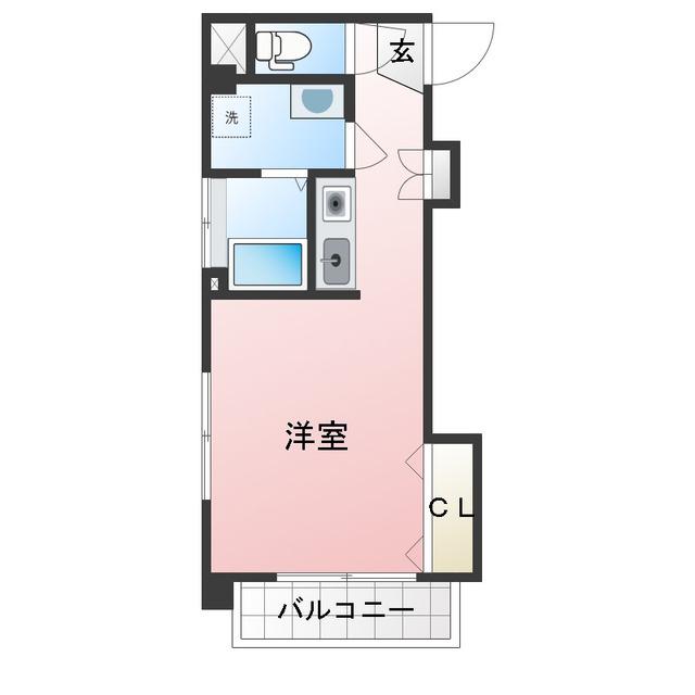 小宮ビル(ワンルーム/4階)の間取り写真