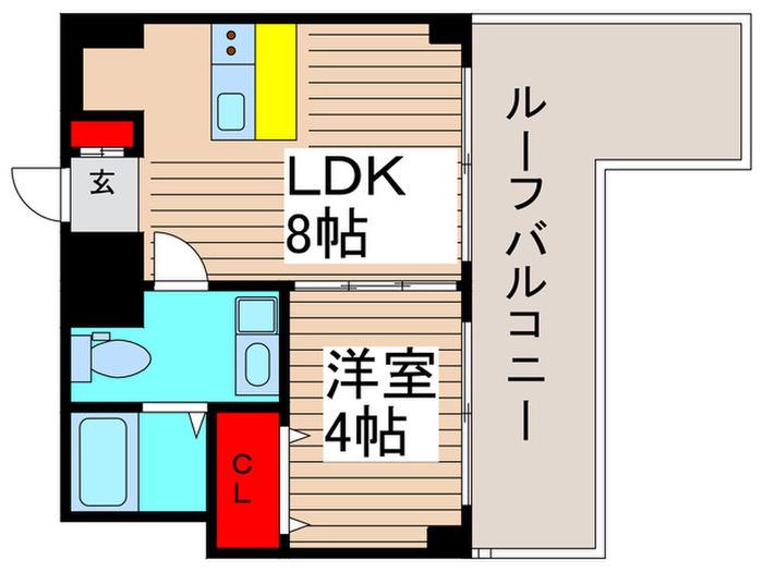 SーFORT西船橋LIBRE(1LDK/6階)の間取り写真