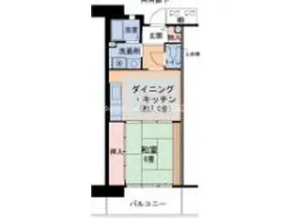 URパークタウン西武庫 14号棟(1DK/2階)の間取り写真