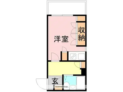 グランハイム新堀東(ワンルーム/1階)の間取り写真