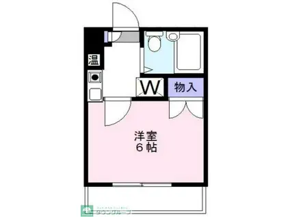 JLBグランエクリュ東大宮(1K/2階)の間取り写真