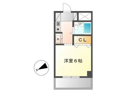 レスパス千種(ワンルーム/9階)の間取り写真