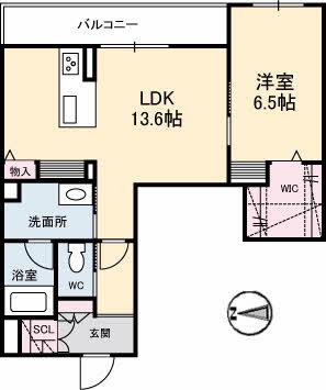 シャーメゾンステージ大島(1LDK/3階)の間取り写真