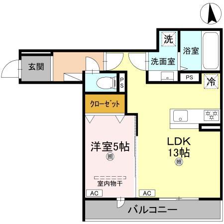 プチ ドルチェ(1LDK/2階)の間取り写真