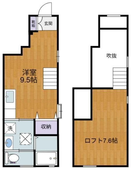 エピ駒沢(ワンルーム/1階)の間取り写真
