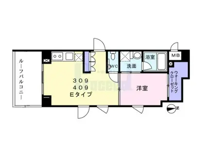 NAVI新宿(1LDK/2階)の間取り写真