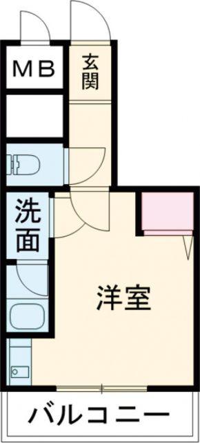 ARCO PLACE(1K/5階)の間取り写真
