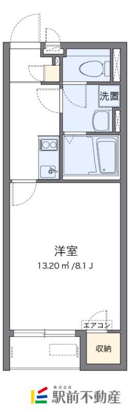 レオネクストこもうら(1K/2階)の間取り写真