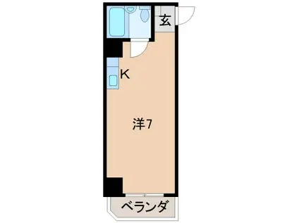 プルミエールメゾン太田(ワンルーム/3階)の間取り写真