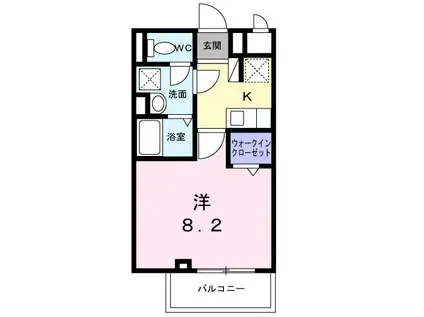 ジョリエメゾン千石(1K/3階)の間取り写真