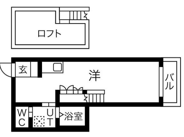 CIELO VISTA(1K/1階)の間取り写真