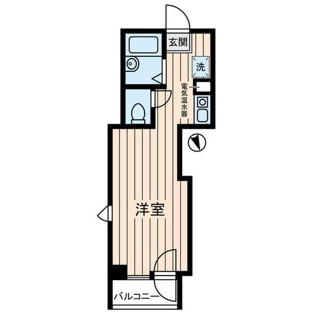 宮崎ビル(ワンルーム/7階)の間取り写真