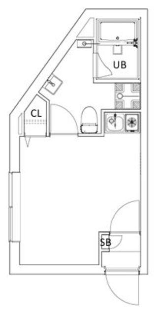 MAXIV CITY新江古田(1K/3階)の間取り写真