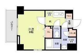 ルーセントK台東(1K/4階)の間取り写真