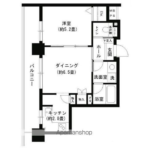 クリオ文京小石川(1LDK/9階)の間取り写真